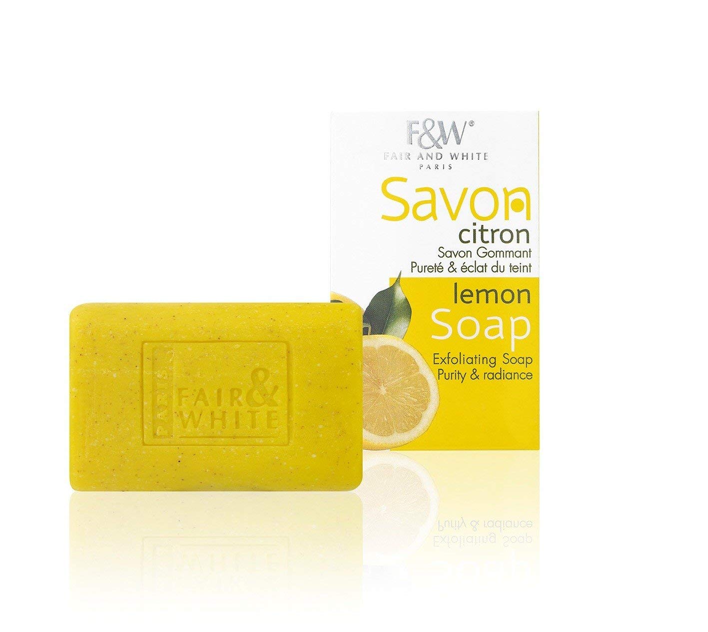 Fair & White Lemon Exfoliating Soap 200g