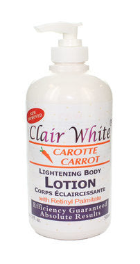 Clair & White Carrot Lightening Body Lotion 16.9 oz