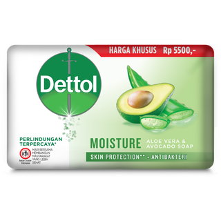 Dettol Soap - Moisture Aloe & Avocado125g