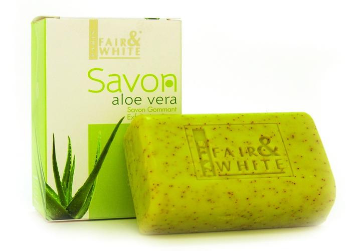 Fair & White Aloe Vera Exfoliating Soap 200g