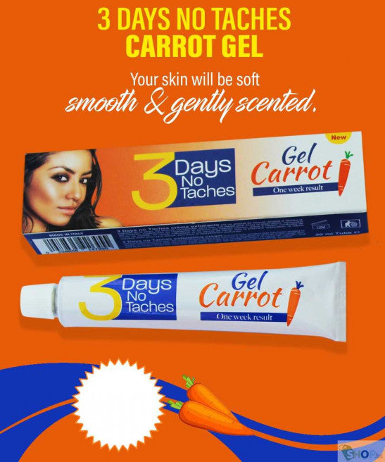 3 Days No Taches Carrot Tube Gel 30g