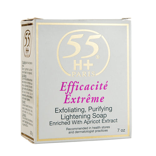55H+ Paris Efficacite Extreme Lightening Exfoliating Soap 7 oz