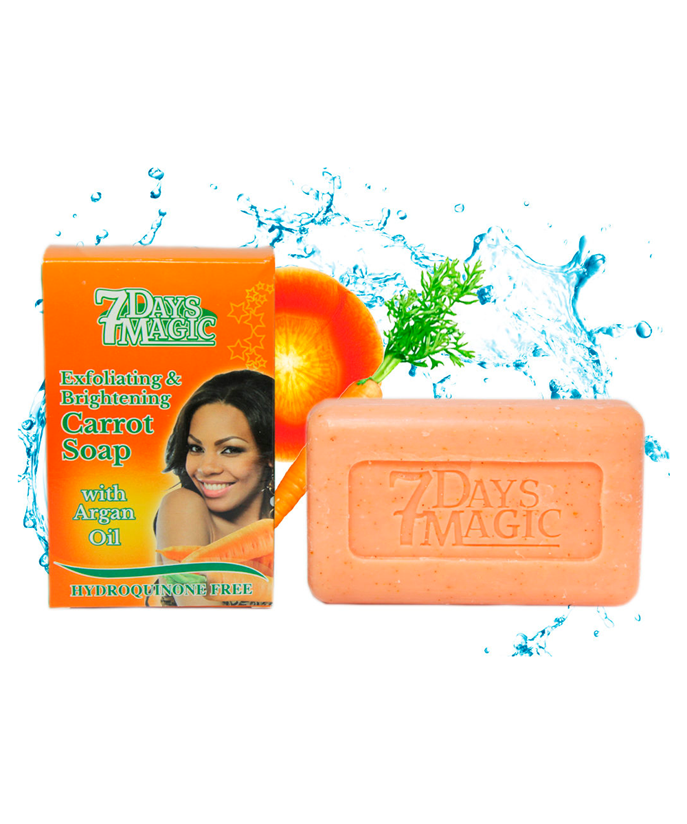 7 Days Magic Exf & Brigt Carrot Soap W/ Argan Oil 200g