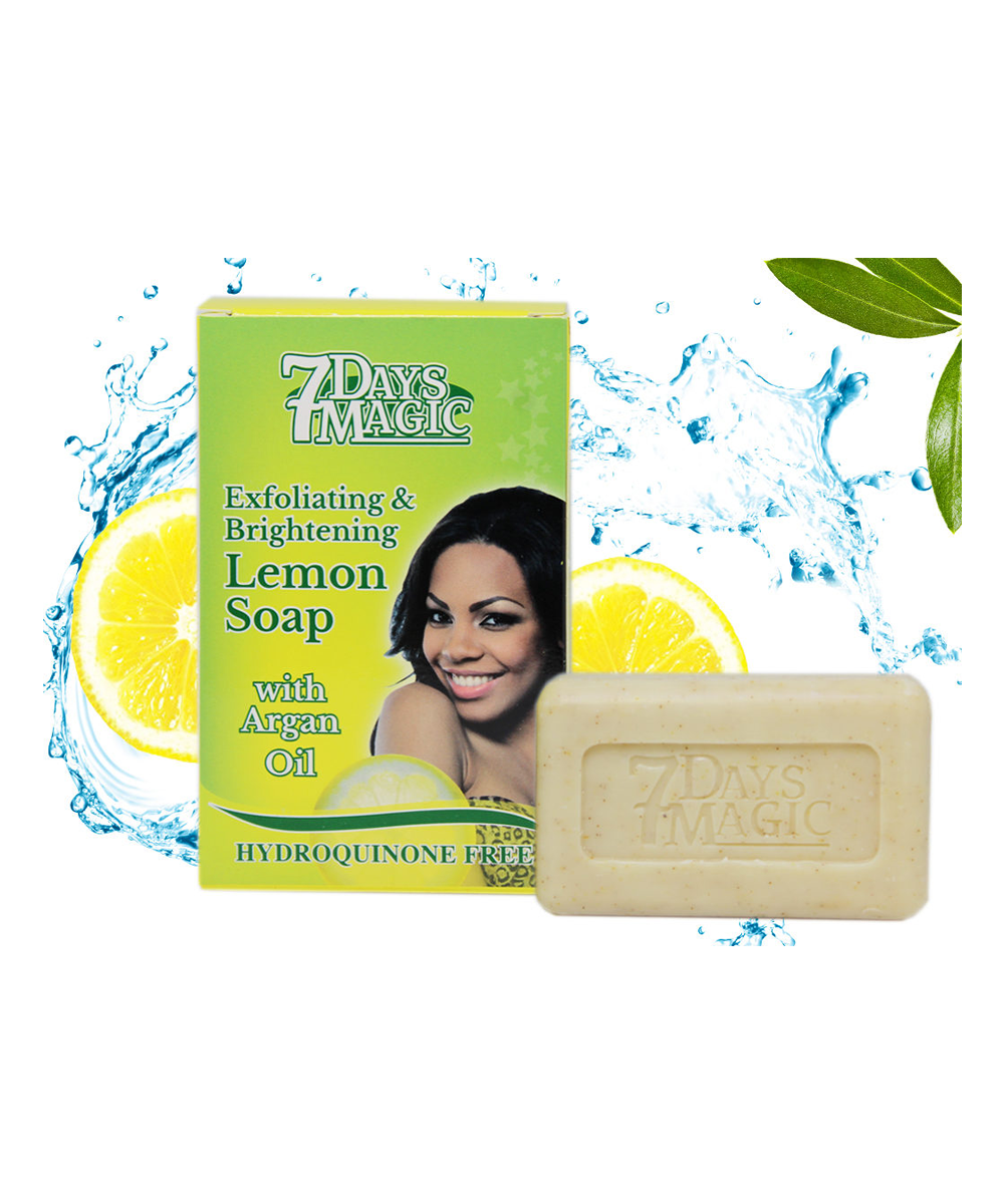 7 Days Magic Exf & Brigt Lemon Soap W/ Argan Oil 75g