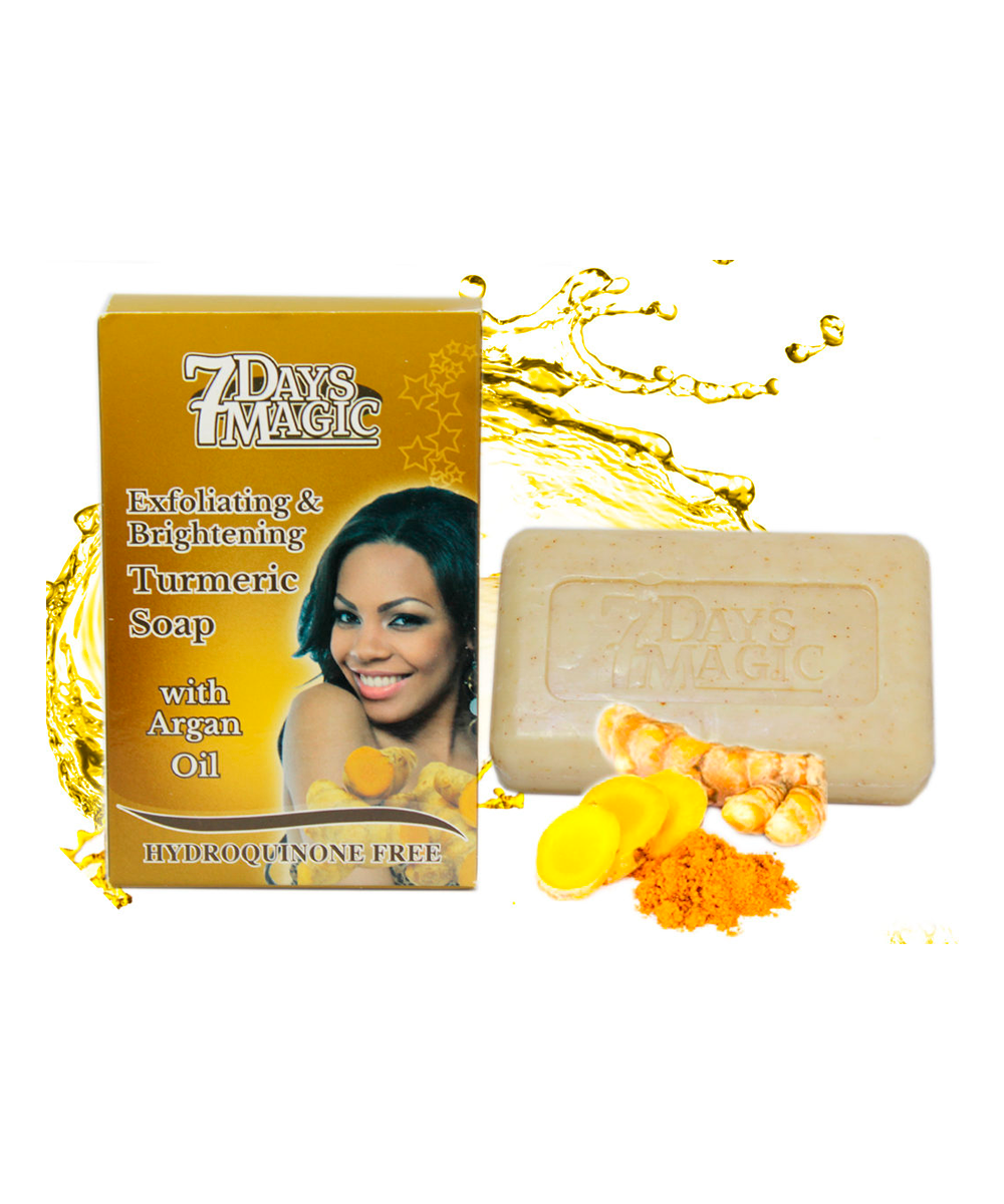 7 Days Magic Exf & Brigt Turmeric Soap W/ Argan Oil 200g