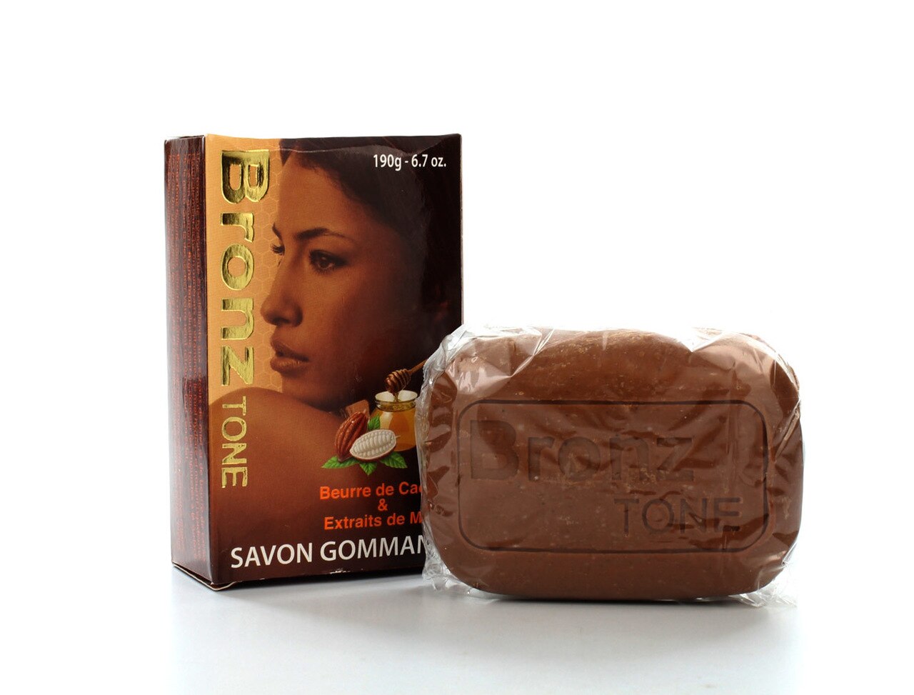 Bronz Tone Exfo Soap With Cocoa & Honey 190g