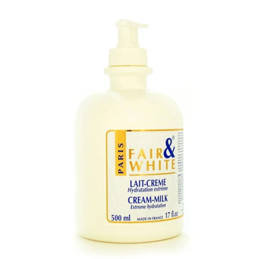 Fair & White Cream-Milk With Pump Lotion 500ml