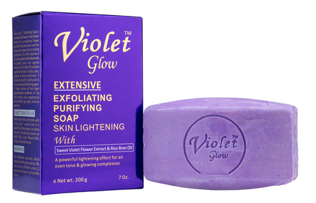 Violet Glow Extensive Exfoliating Purifying Soap 7 oz