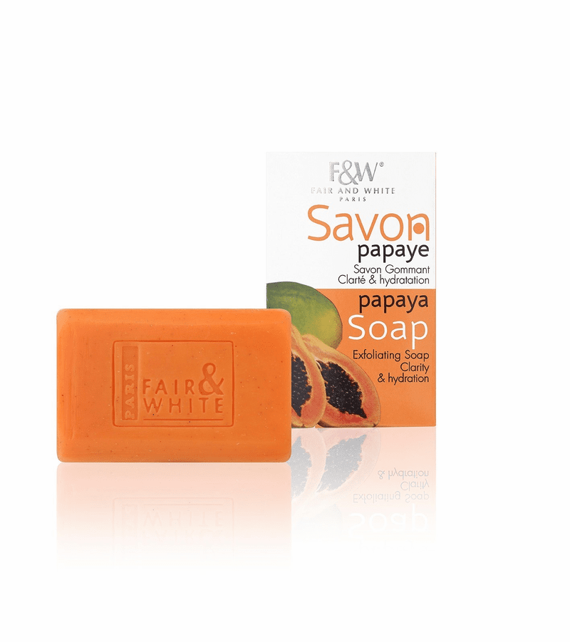 Fair & White Papaya Exfoliating Soap 200g