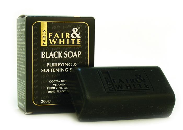 Fair & White Anti-Bacterial Black Soap 200g