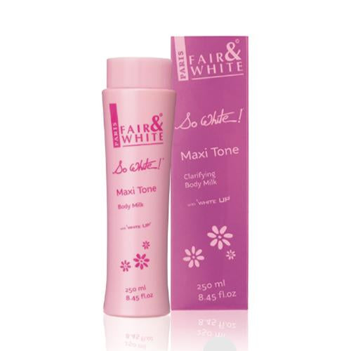 Fair & White So White  Maxi Tone Clarifying Body Milk Lotion 250ml