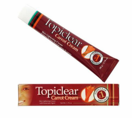 Topiclear Carrot Cream Skin lightening Cream 1.76 oz